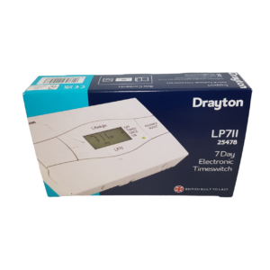 a drayton lp711 single channel timer presented on a white background