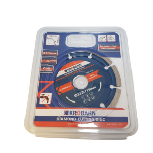 a krobahn diamond cutting disc presented on a white background