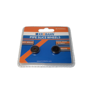 a pack of two replacement pipe slice wheels on a white background