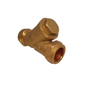 Compression Inline Y-Strainer Brass