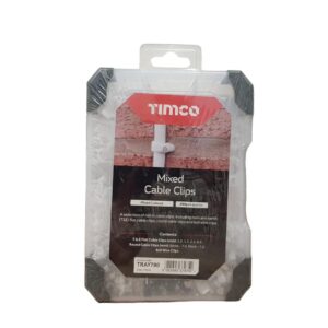 Timco Mixed Cable Clips (290pcs approx)