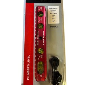 Nerrad Aluminium Boat Level w/ Spare Vials and Strap