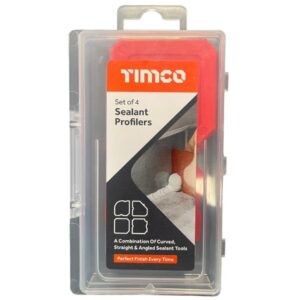 Timco sealant profilers displayed upright with a white background