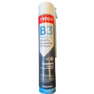 Timco B3 Fill and fix expanding foam displayed upright on a white background