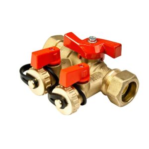 an inta fill and flush valve presented on a white background