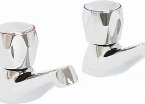 Skara Bath Pillar Taps CP
