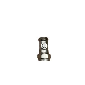 Flat-faced Straight ISO valve 15mm x 1/2"
