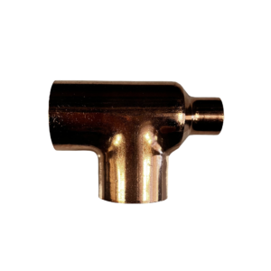 Copper End Feed Reducing Tee 28mm - 15mm - 28mm