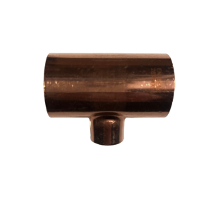 Copper End Feed Reducing Tee 28mm - 28mm - 15mm