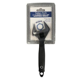 Wide Jaw Adjustable Wrench 38mm Jaw Capacity