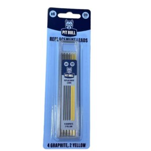 Pack of replacement pencil leads on a white background