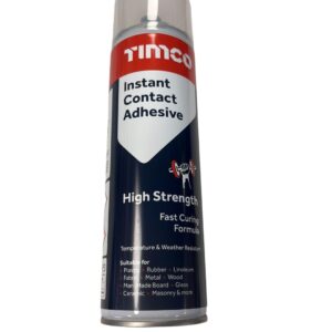Timco Instant Contact Adhesive Spray 500ml on a white background
