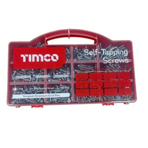 Timco Self Tapping Screw Mixed Tray Zinc