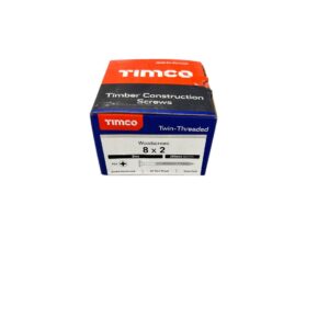 Timco Twin-Thread Woodscrew 8 x 2