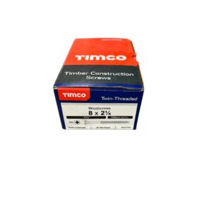 Timco Twin-Thread Woodscrew 8 x 2 1⁄4