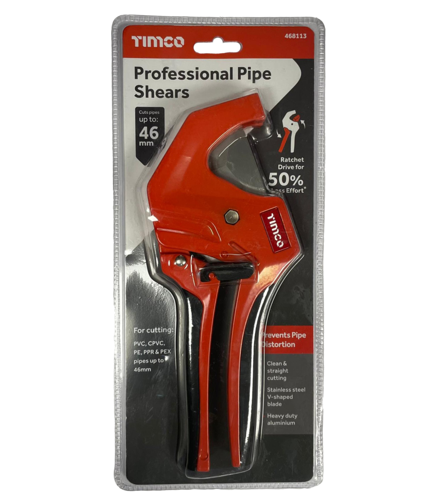 Timco Professional Pipe Shears 0-46mm - K9 Plumbing Supplies
