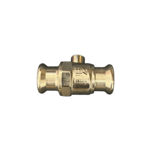 22mm Pressfit Chrome Isolation Valve Full bore