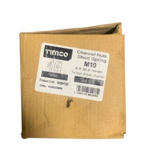 Timco Channel Nuts Short Spring M10 - 8 x 35 x 19mm