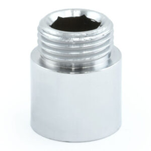 Chrome Rad Valve Extension 20mm x 1/2'' M+F