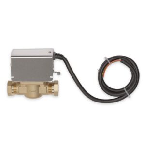 Motorised 2 port zone valve white background