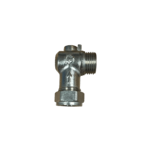 1/2" x 15mm Flat-Faced ISO Angled