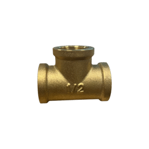 Brass Equal Tee - 1/2"