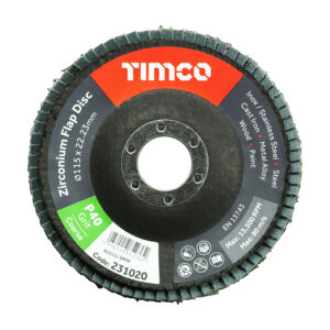 Timco Zirconium Flap Disc - 115mm