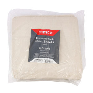Timco Economy Dust Sheet - 12ft x 9ft (Pack of 3)