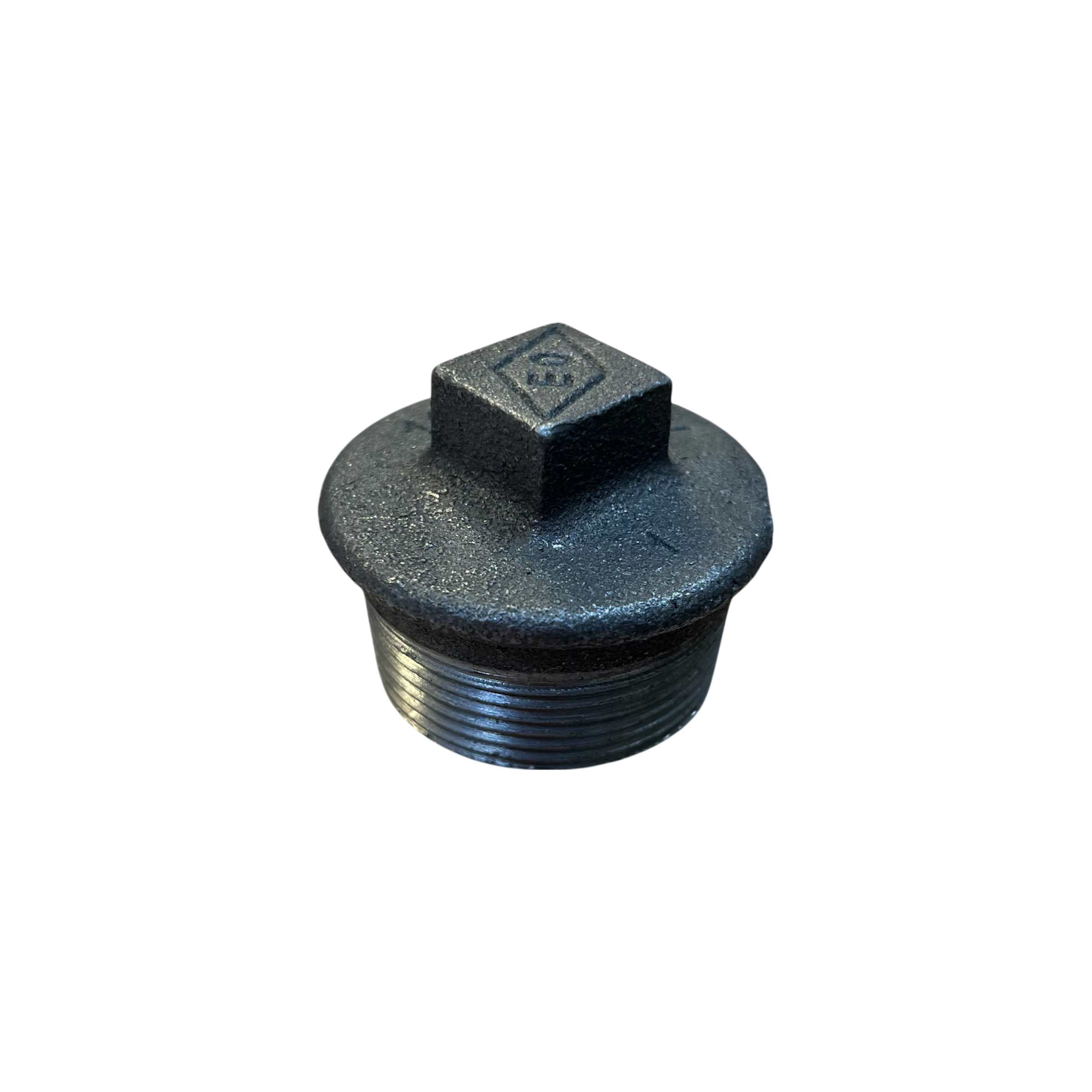 Pliming Plug Black Iron Malleable Flanged Plug 1 1/2