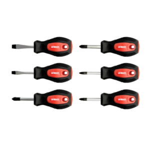 Amtech 6pc Stubby Screwdriver Set