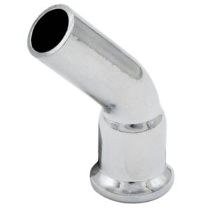 Chrome Press Fit 15mm 45deg Street Elbow