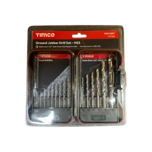 Timco Ground Jobber Drill Set - HSS