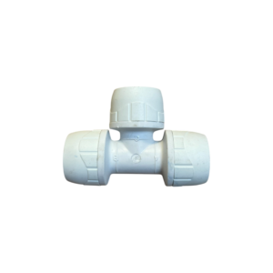 Polyplumb Tee 10mm - White