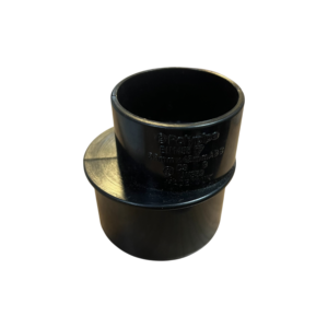 Polypipe WS59 Solvent Weld Waste ABS Reducer 55mm x 43mm - Black