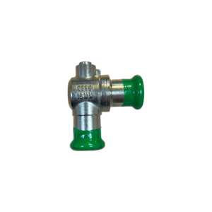 Angled Press Isolation Valve - 15mm