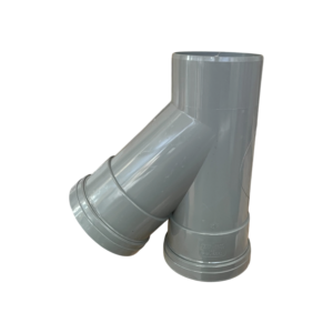 Soil Push-Fit Y Branch Tee - Double Socket