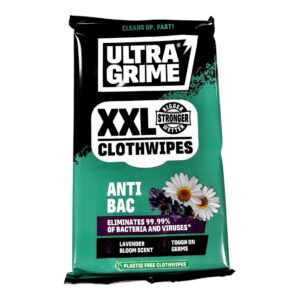 Ultra Grime Anti-Bac Lavender Wipes - 20Pk